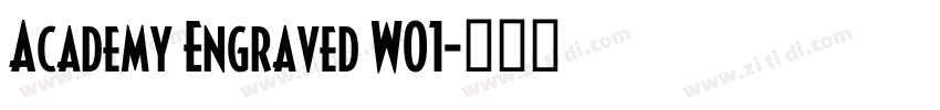 Academy Engraved W01字体转换